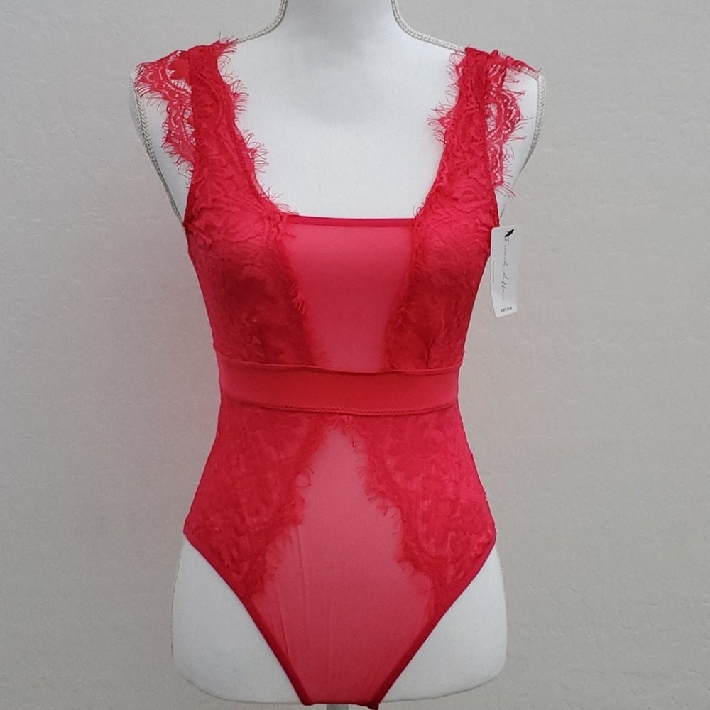 French Affair Raspberry Bodysuit